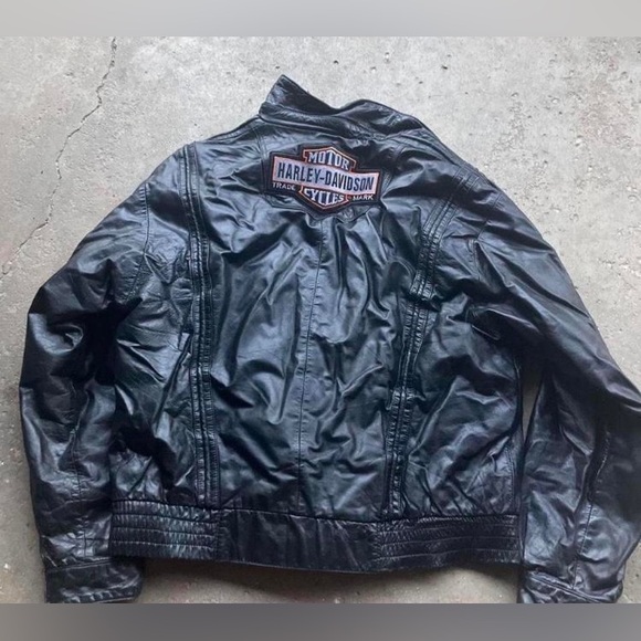 harley davidson leather jacket - Picture 2 of 2